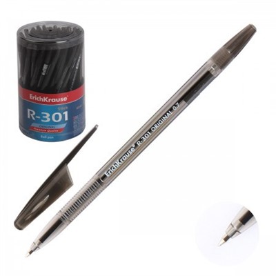 Ручка шариковая черная R-301 Original Stick 0.7 46773 /Erich Krause/ - фото 47039482