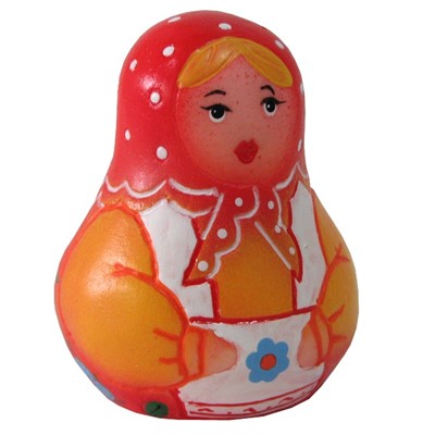 Резиновая игрушка Матрешка СИ-344 - фото 47039741