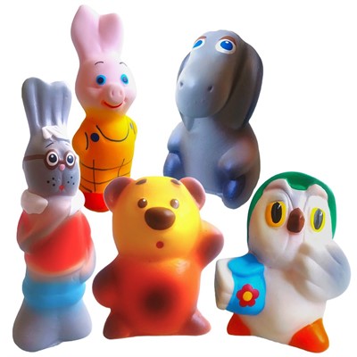 Набор резиновых игрушек Винни и его друзья СИ-386 - фото 47039869