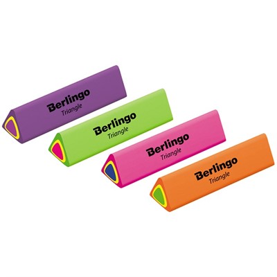 Ластик Triangle треугольный 44*15*15мм BLc_00110 Berlingo - фото 47040407