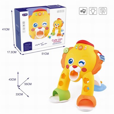 Игровая стойка 91169EQX Abero Львенок в коробке - фото 47040422