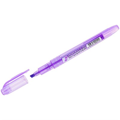 Текстовыделитель фиолетовый Crown "Multi Hi-Lighter", 1-4мм H-500 - фото 47041828