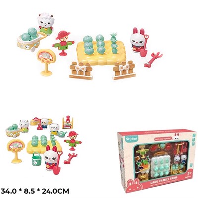 Игровой набор QL079-2 Сад с питомцами в коробке - фото 47042984