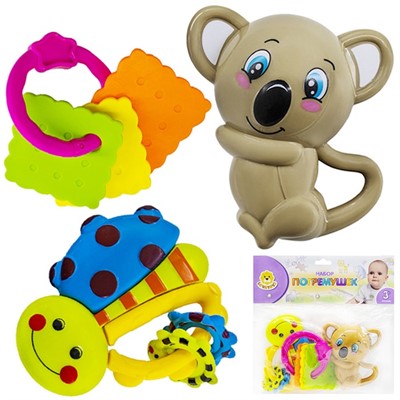 Набор погремушек Levatoys 8395A-5YS в пак. - фото 47043122