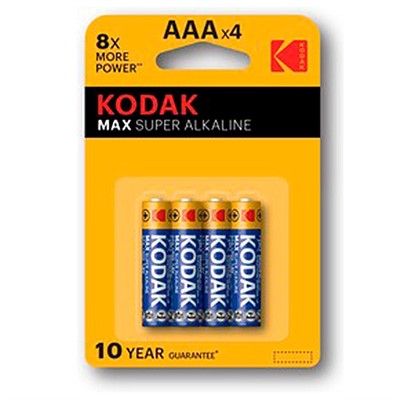 Элемент питания K3A-4 Kodak Max (4шт)  4xBL LR 3  /цена за упак/ - фото 47043560