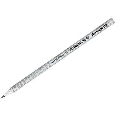 Карандаш ч/г Berlingo "Paper Pencil" HB BP01321 - фото 47044114