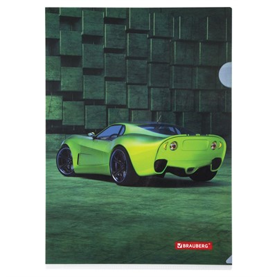 Папка уголок А4 SPORT CAR 228044 BRAUBERG - фото 47044308