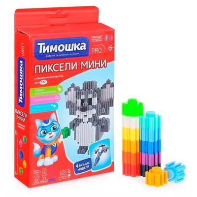 Конструктор Пиксели mini 500 деталей ТМ "ТИМОШКА" - фото 47044993