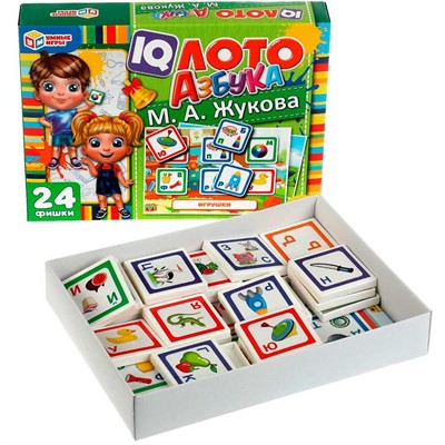 Лото IQ Азбука. М. А. Жукова 4680107999757 /24/ - фото 47046135