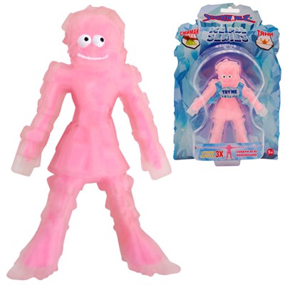 Фигурка тянучка Stretchapalz ICE PAL/СНЕЖНЫЙ ЧЕЛОВЕК 14 см Розовый 966781-5 - фото 47046531