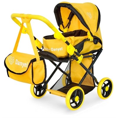 Коляска для куклы 8450-1175 Трансформер Buggy Boom жёлтый Infinia - фото 47048072