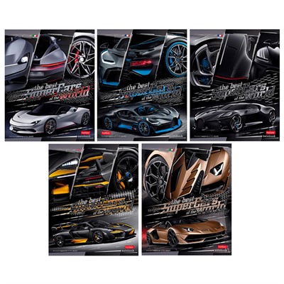 Тетрадь 48 л. клетка SuperCarsWorld 48Т5лофВ1 Hatber - фото 47048759