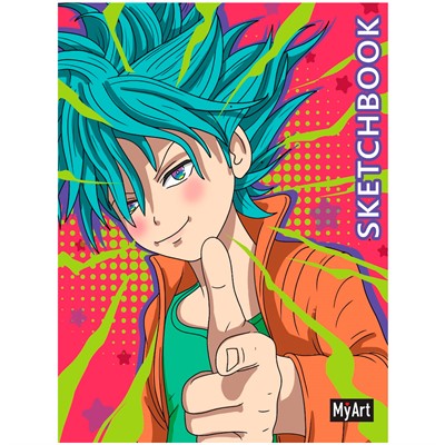 Скетчбук 467-0-159-01160-6 MyArt. АНИМЕ. ELEKTRO BOY - фото 47049113
