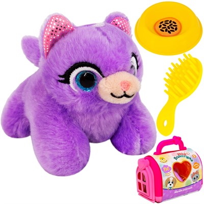 Игровой набор Levatoys MKDR5001 Кошка в переноске, в коробке - фото 47049682