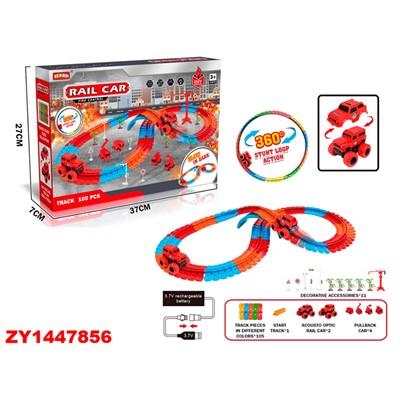 Автотрек 9915C в коробке - фото 47049950