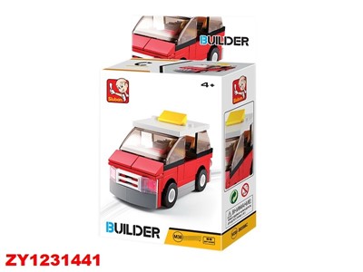 Конструктор Builder 38-0598C Машина в коробке - фото 47051247