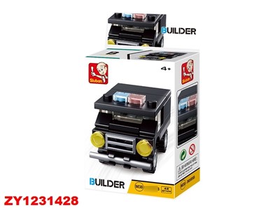 Конструктор Builder 38-0595B Машина 42 дет.в коробке - фото 47051250