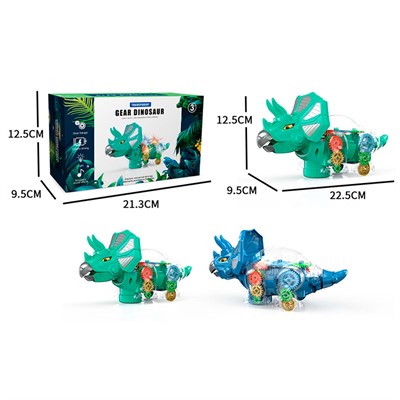 Динозавр на батарейках XY259 в коробке - фото 47052990