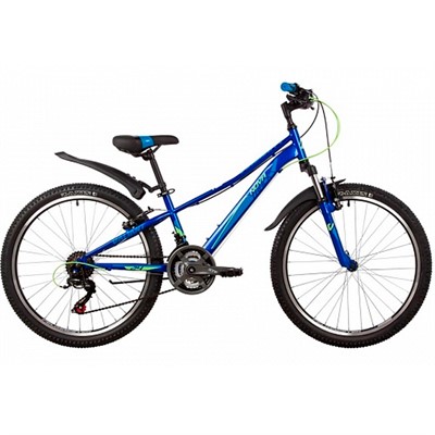 Велосипед двухколесный 24" VALIANT сталь.рама 10,синий,18-скор,TY21/TS38/SG-6SI, V-brake 24SH18V.VALIANT.10BL22 - фото 47053100