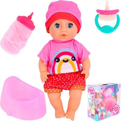 Пупс Yale Baby YL2320E-E 20 см. с акссесс. в кор. - фото 47053354