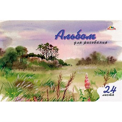 Альбом для рисования 24 л. "Летний луг" С4591-13 - фото 47057185