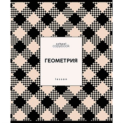 Тетрадь темат. 48 л. "Яркая клетка" Геометрия С9922-02 - фото 47057229