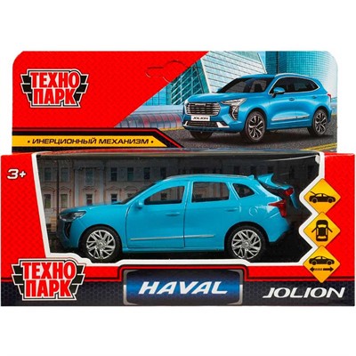 Модель JOLION-12-BU Haval Jolion 12 см, двери, багаж, синий Технопарк  в кор - фото 47058045