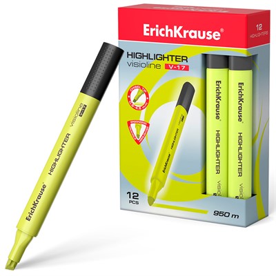 Текстовыделитель желтый Visioline V-17 Neon 56700 /Erich Krause/. - фото 47058600