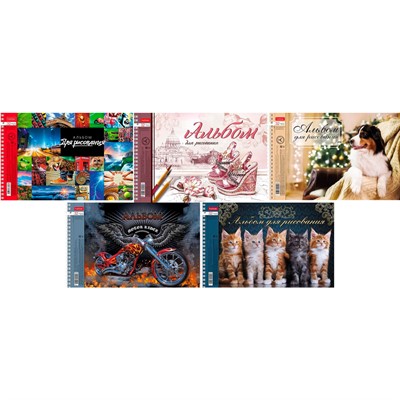 Альбом для рисования 32 л. Ассорти 32А4Всп Hatber - фото 47059543