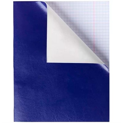 Тетрадь 48 л. А5ф клетка Бумвинил Синяя 48Т5бвC1 - фото 47059633