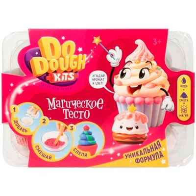 Набор для творчества Сухое тесто для лепки DO DOUGH kits Набор Пирожное DD002 - фото 47059820