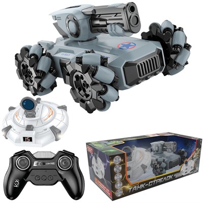 Машина радиоуправлении Young Racer MK666-804MFAB с мишенью аккум, USB, в кор. - фото 47062439