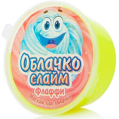 Слайм Прихлоп 250 мл облачко желтый 01159/ Ф-ЖЕЛ-О-250 - фото 47062857