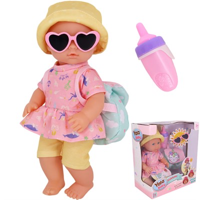 Пупс Yala Baby YL2430A-B 30 см с аксесс. в кор. - фото 47063215