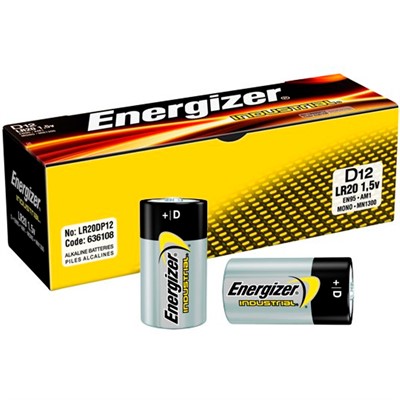 Элемент питания LR20 Energizer Industrial 12xBox (E95/D) (288) цена за 1 штуку - фото 47063854