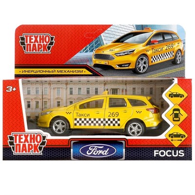 Модель FOCUSSW-12TAX-YE FORD FOCUS TURNIER ТАКСИ Технопарк в кор. - фото 47064308