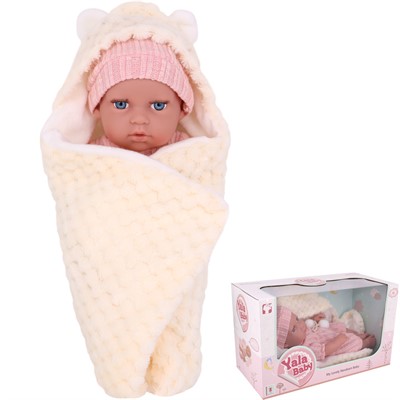 Пупс Yala Baby YL2412A-D в конверте с аксесс. в кор. - фото 47065438