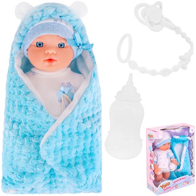 Пупс Yala Baby YL2435B-D в конверте с аксесс. в кор - фото 47065454