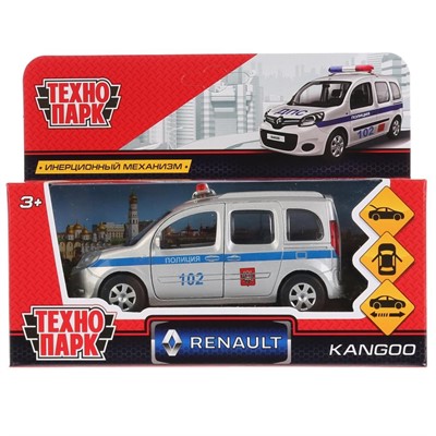 Модель KANGOO-P RENAULT KANGOO Полиция Технопарк  в коробке - фото 47065824