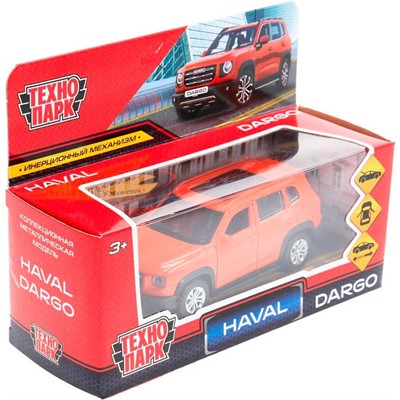 Модель DARGO-12-TK HAVAL Dargo,дл 12 см,дв,багаж,инер, терракотовый Технопарк  в кор. - фото 47066453