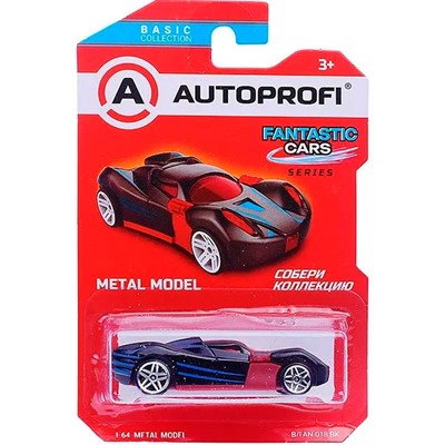 Модель 1:64 Серия FANTASTIC CARS чёрный B/FAN-018 BK - фото 47067363