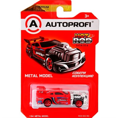 Модель 1:64 Серия HOT ROD CARS оранжевый/белый B/ROD-002 OR/WH - фото 47067365