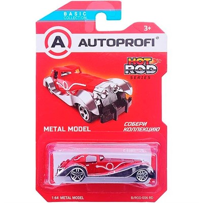 Модель 1:64 Серия HOT ROD CARS красный B/ROD-006 RD - фото 47067405