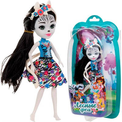 Кукла Лесные Феи 16 см с черными волосами Т24011 1toy - фото 47067600