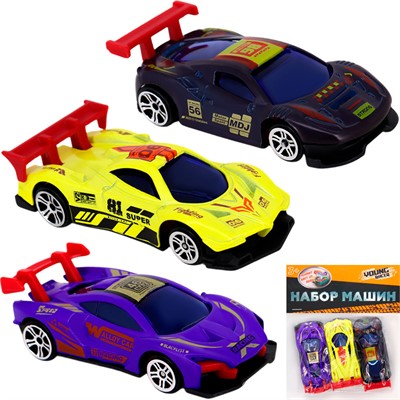 Набор машин Young Racer MK1021-23A меняет цвет в воде (3шт) в пак. - фото 47068216