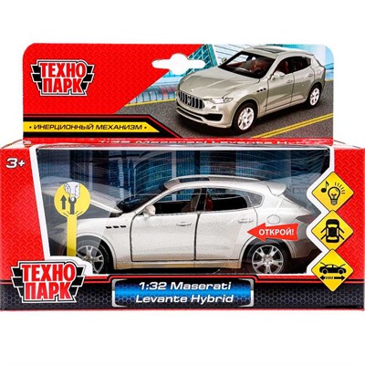 Модель SB-68398 maserati levante hybrid, 15,2 см, двери, инерция Технопарк в кор. /48/ - фото 47070388