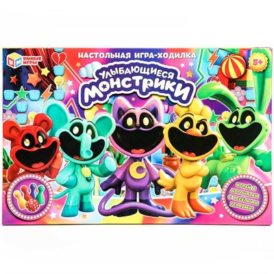 Игра Улыбающиеся монстрики Ходилка 4660254475199 - фото 47070423