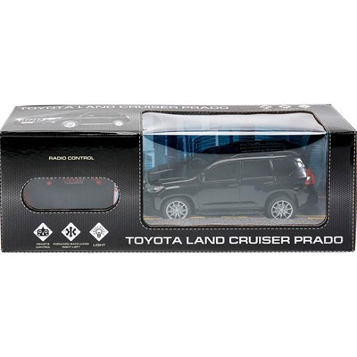 Машина на радиоуправлении PRADO-19L-BK TOYOTA PRADO свет, 19 см, черный Технопарк - фото 47070740