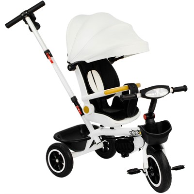 Велосипед трехколесный Dvizhok белый FG240528299L-1 колеса прорезиненные 10"/8" поворот.сидение - фото 47070814