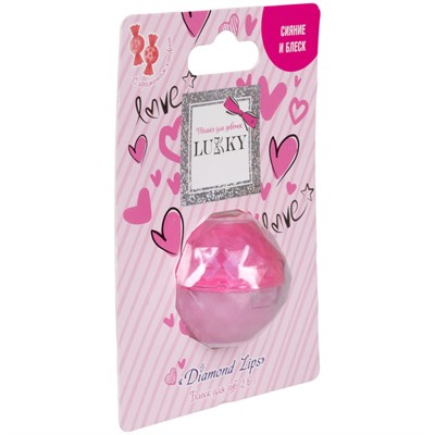 Блеск для губ Diamond Lips,2 в 1 с ароматом конфет,цвет фуксия/розово-сиреневый,10 г Т25690 - фото 47074359